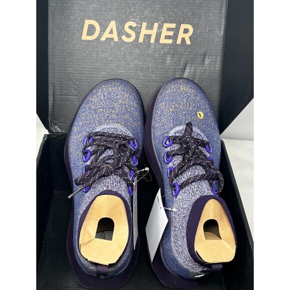 Allbirds Mens Wool Dasher Mizzle‎ Mid - Purple Sneaker Shoes -Size 7M / 8W - NEW